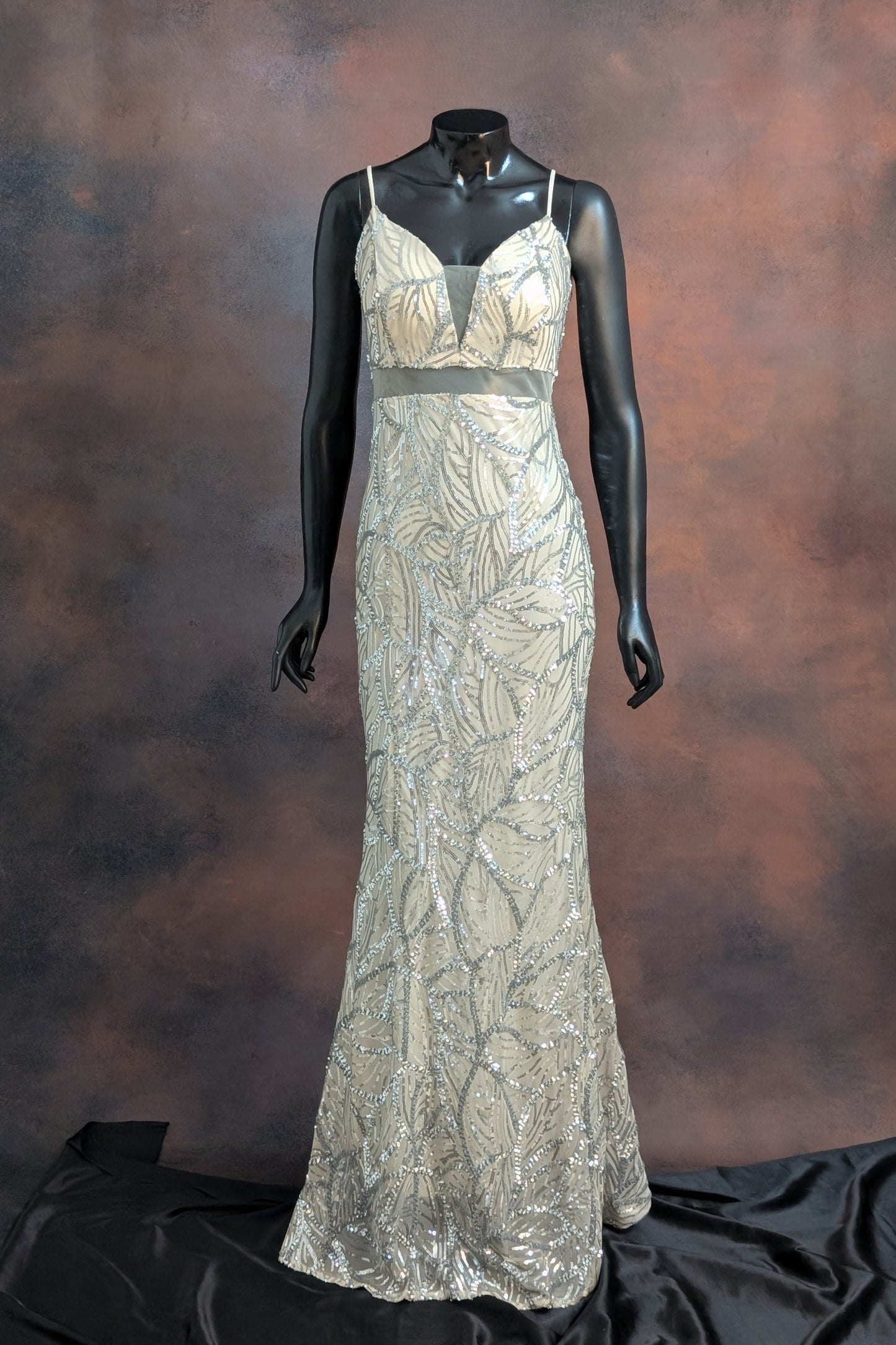 Sparkle Sequin Elegance Evening Gown