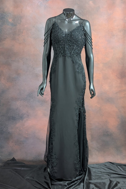 Lavender Lace Party Bodycon Gown
