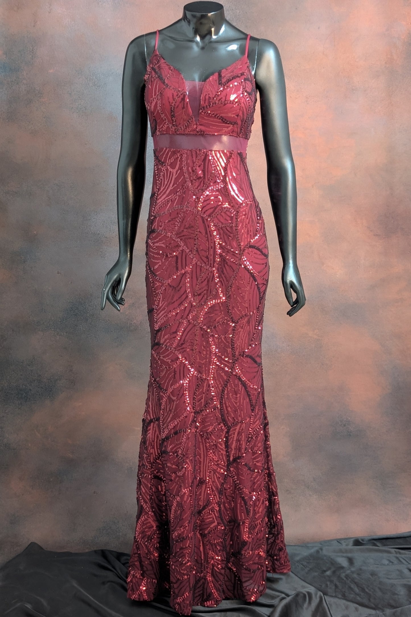 Sparkle Sequin Elegance Evening Gown