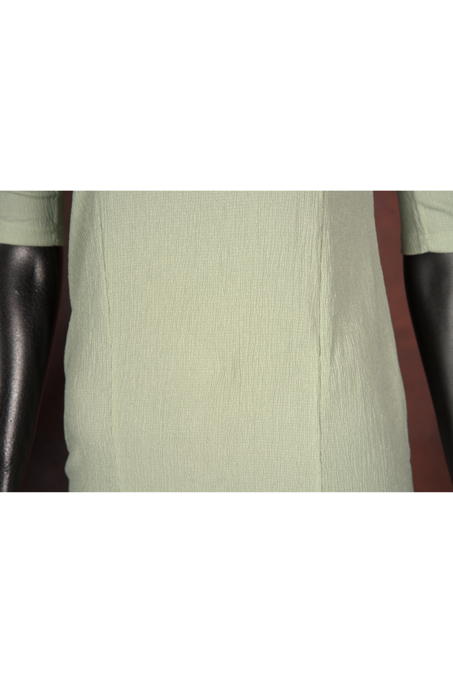 Sage Green Textured Bodycon Dress