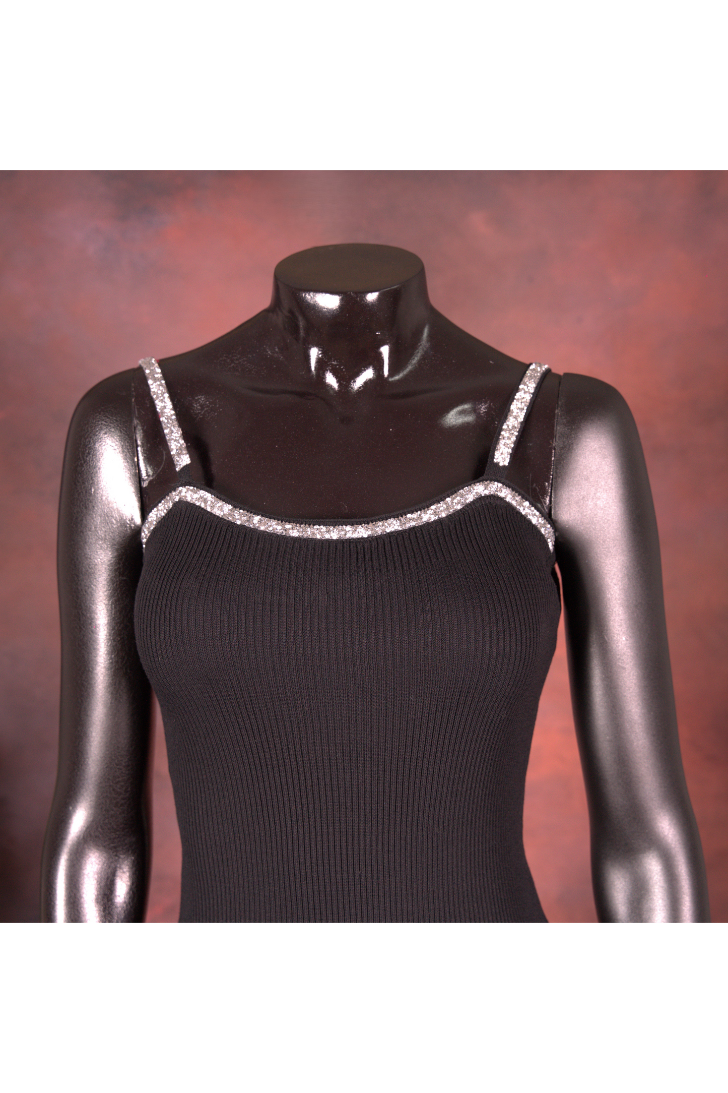 Black Knit Bodycon Dress