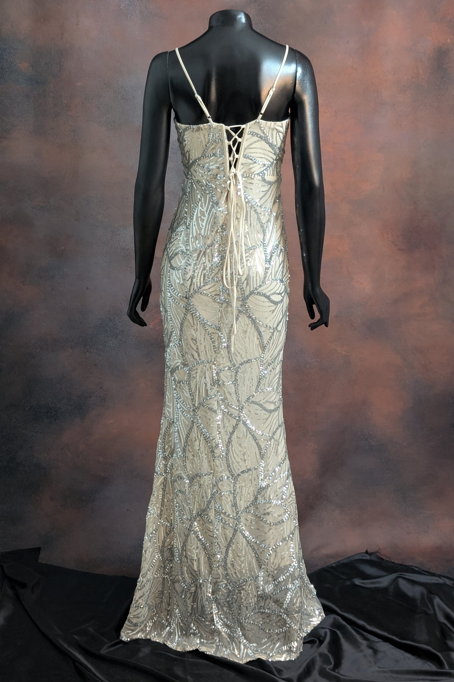 Sparkle Sequin Elegance Evening Gown