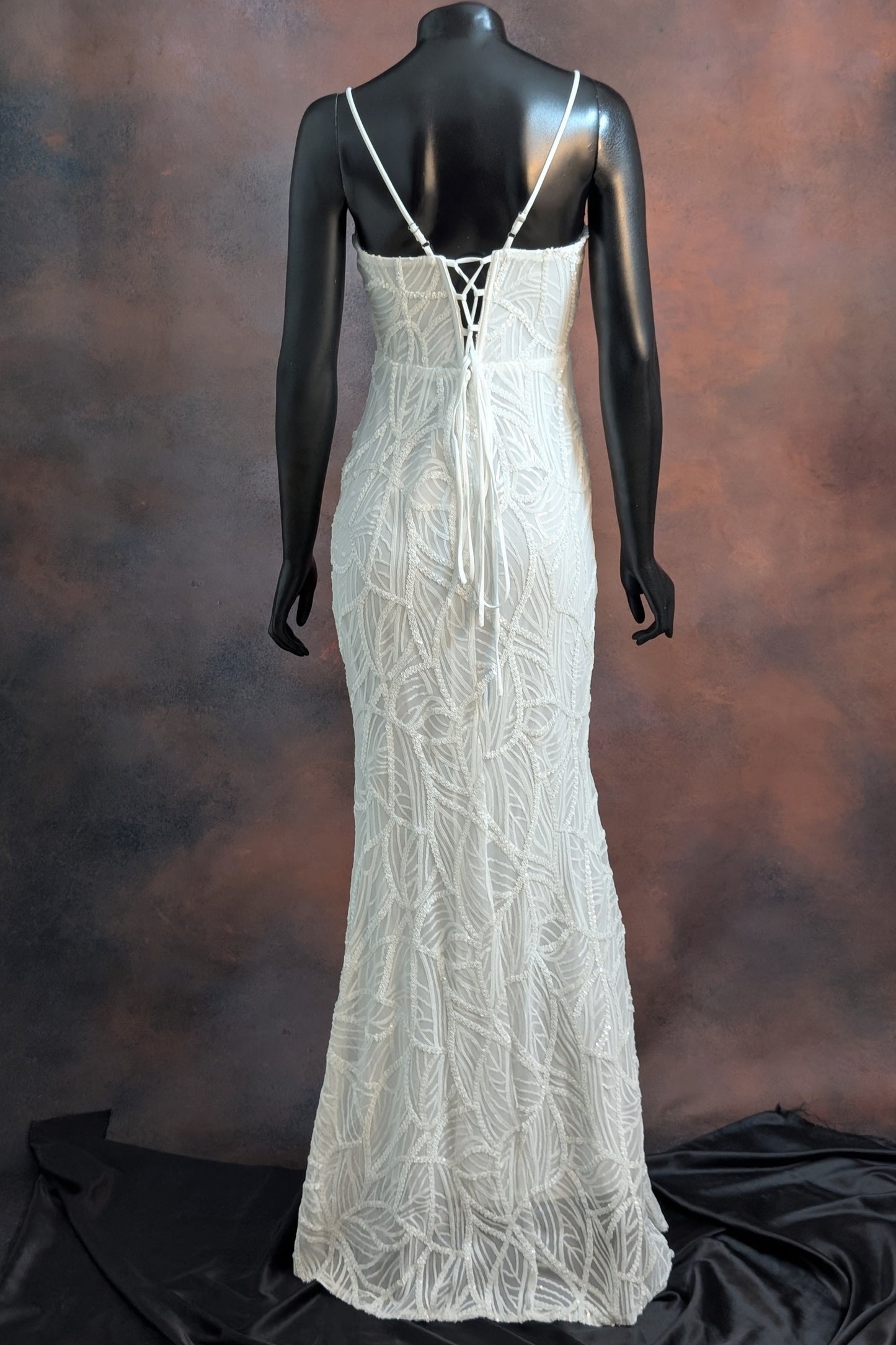 Sparkle Sequin Elegance Evening Gown