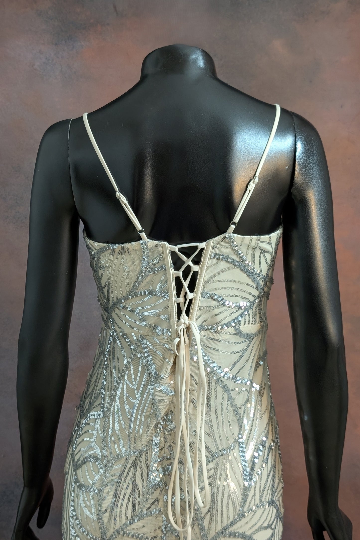 Sparkle Sequin Elegance Evening Gown