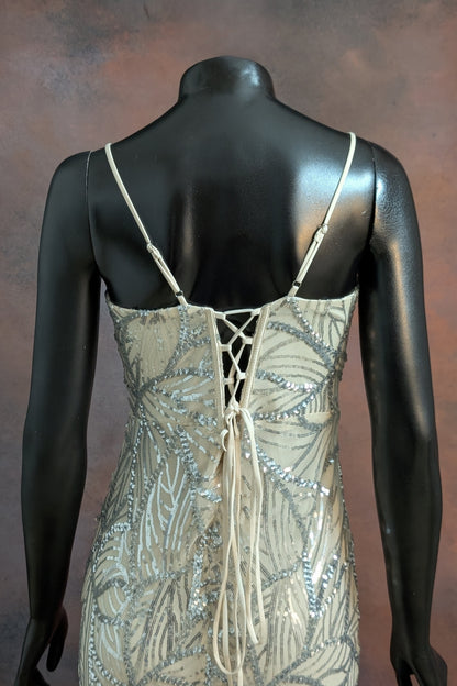 Sparkle Sequin Elegance Evening Gown