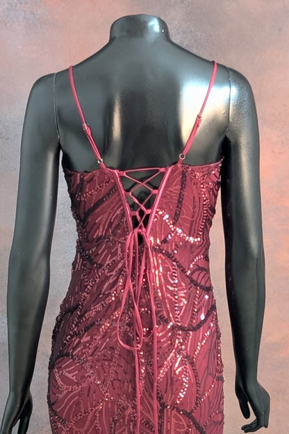 Sparkle Sequin Elegance Evening Gown